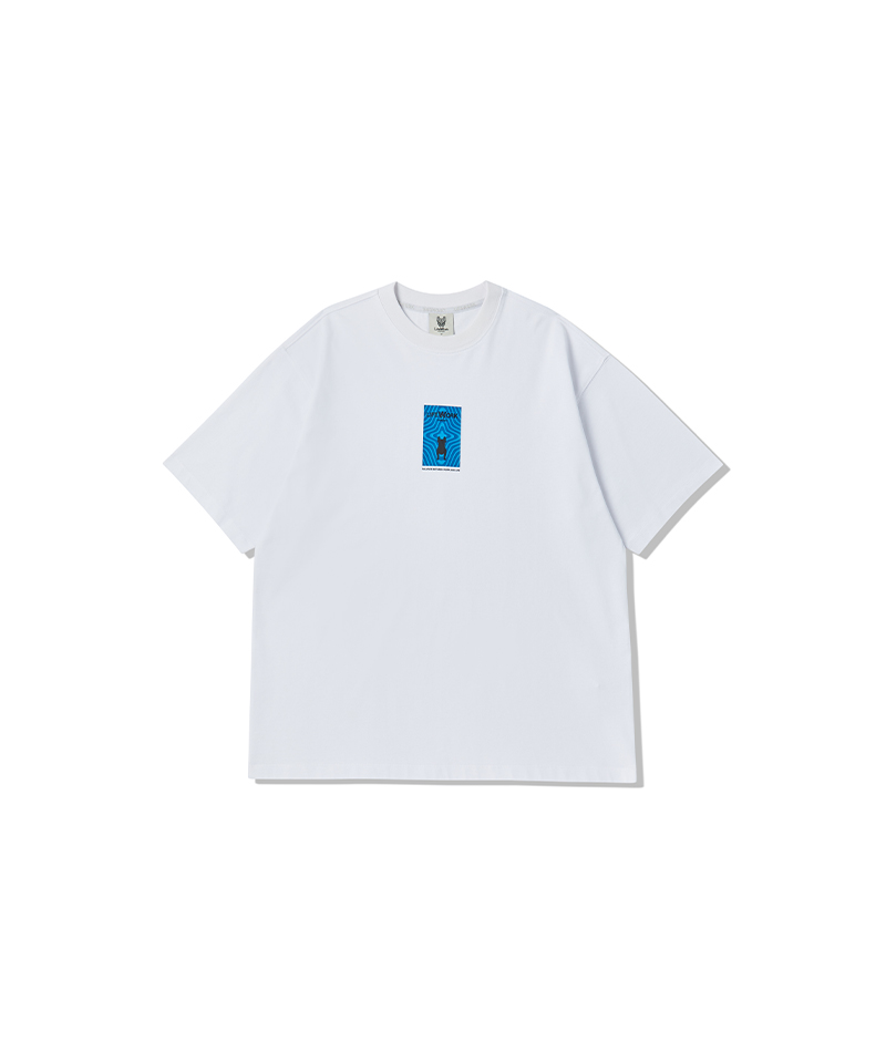 라독 아트웍 와이드 반팔 티셔츠